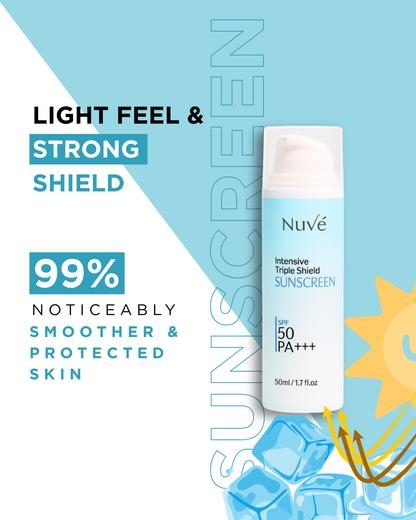 INTENSIVE TRIPLE SHIELD SUNSCREEN WITH SPF 50+ PA+++
